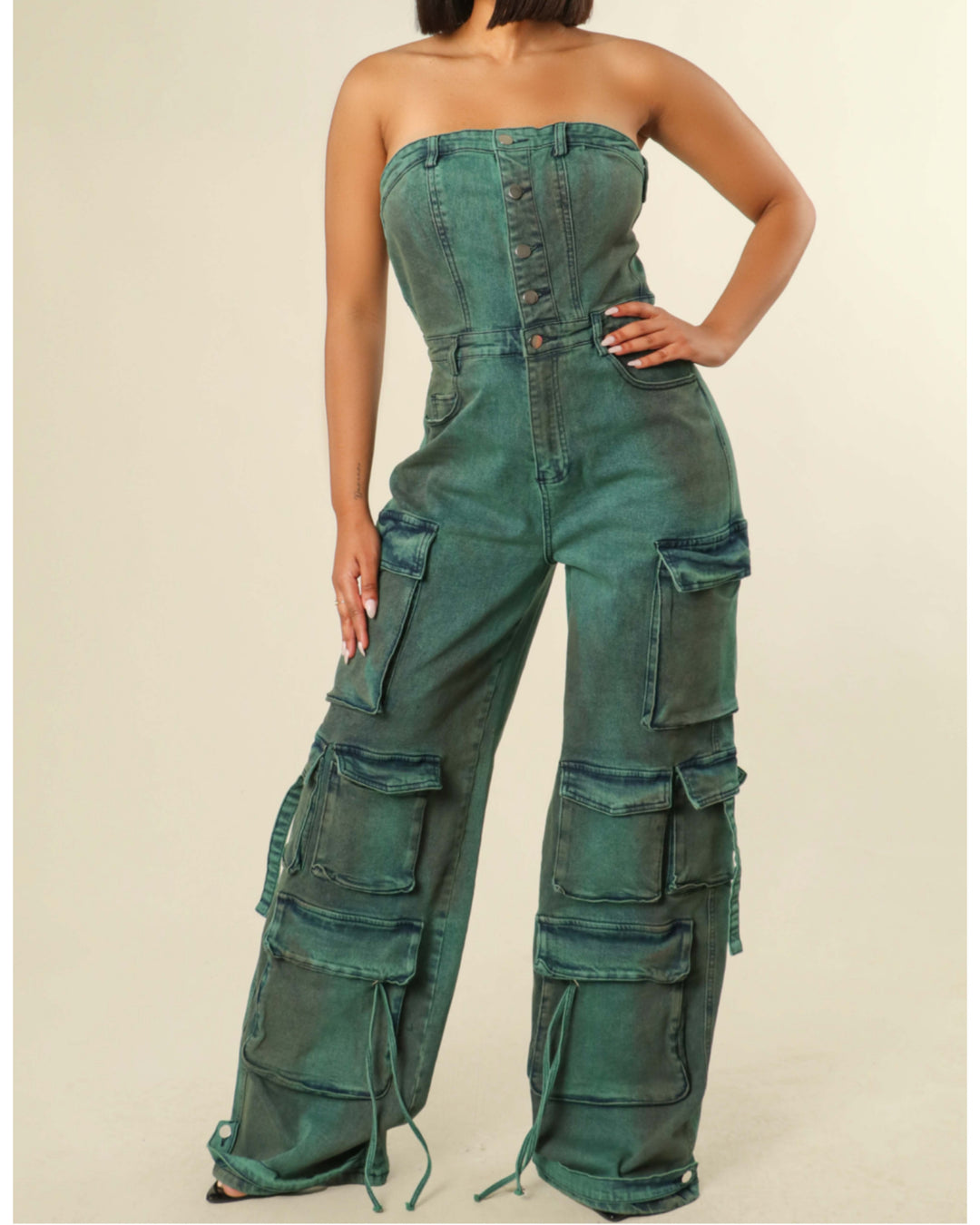 City Streetz Cargo Jumpsuit